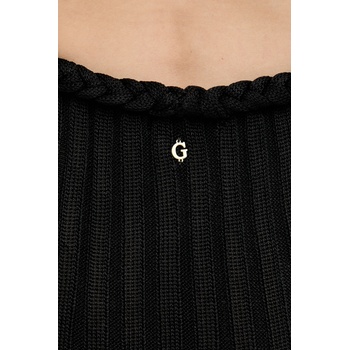 GUESS Рокля Guess VANYA в черно дълга с кройка по тялото W5YK0O Z0210 (W5YK0O.Z0210)