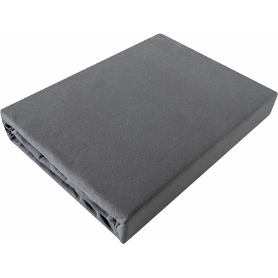 Brotex Jersey prostěradlo Exclusive tmavě šedé 90x200