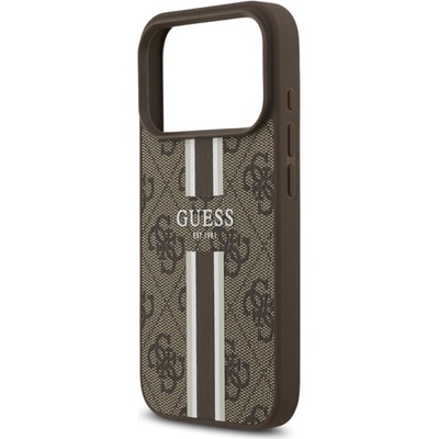 CG Mobile iPhone 17 Pro GUESS 4G PRINTED STRIPES силиконов протектор за телефон, удароустойчив, MagSafe, CUTTING IRON GUHMP17LP4RPSW (GUHMP17LP4RPSW)