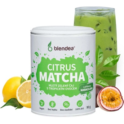 Blendea Citrus Matcha prášek na přípravu nápoje s matchou 90 g