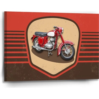 Sablio Obraz Jawa panelka Vintage - 90x60 cm
