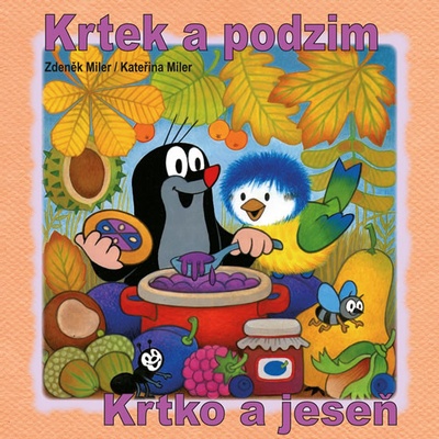 Krtek a podzim omalovánka