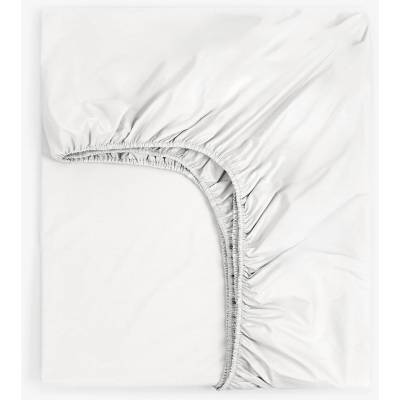 Дилиос Долен чаршаф с ластик за спалня 180/200 см бял перкал