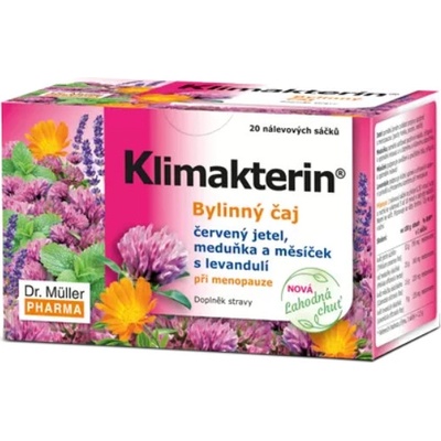 Dr.Müller PHARMA Klimakterin Bylinný čaj při menopauze 20 x 1,5 g