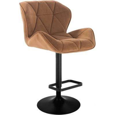 LuxuryForm Design Milano Velur na čiernom tanieri medová