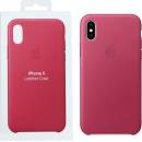 Apple iPhone X/XS Leather Case Pink Fuchsia MQTJ2ZM/A