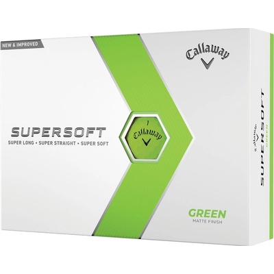 Callaway Supersoft 23 2-plášťové zelené 3 ks