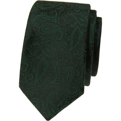 Avantgard Kravata Slim Lux 571-22607 zelená/černá