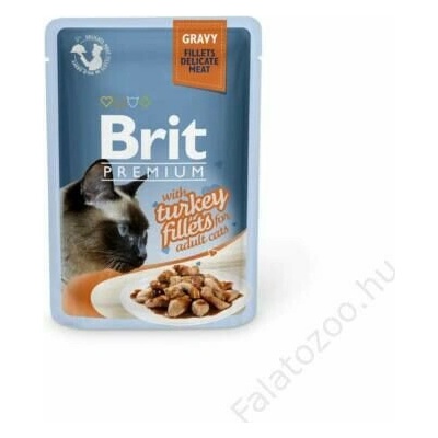 BRIT Premium Cat Delicate Fillets in Gravy with Turkey 12 x 85 g