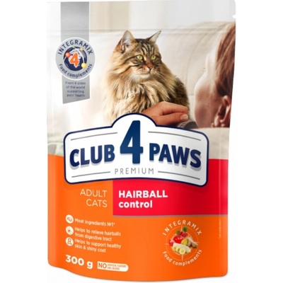CLUB 4 PAWS Premium Hairball control 0,3 kg