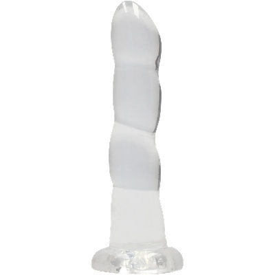 RealRock Дилдо с вендуза Majestic (17 cm), прозрачно