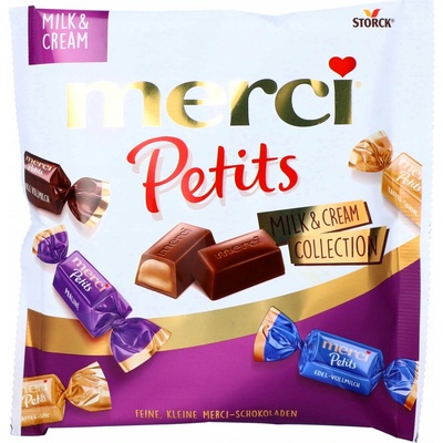 Storck Merci Petits Milk & Cream mléčně smetanové pralinky 125 g
