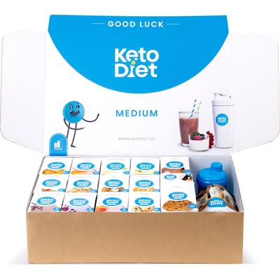 KetoDiet 3 týdenní balíček MEDIUM pro 1. krok 105 porcí 1400g