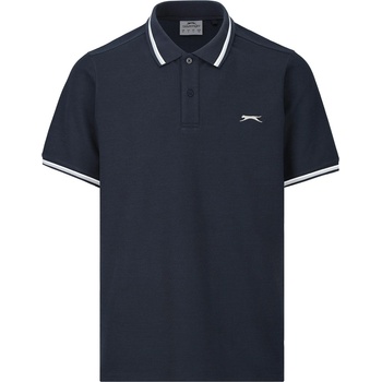 Image 1 of Slazenger Мъжка блуза с яка Slazenger Tipped Polo Shirt Mens - Navy