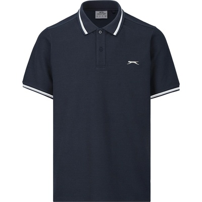 Slazenger Мъжка блуза с яка Slazenger Tipped Polo Shirt Mens - Navy