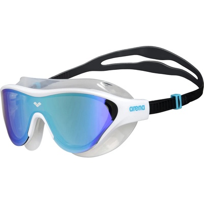 Плувни очила Arena The One Mask Mirror Swimming goggles - Blue / White / Black - размер One Size (205-2451-0211)