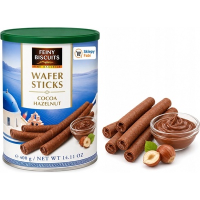 Feiny Biscuits Trubičky plněné kakaovo-oříškovým krémem 400 g