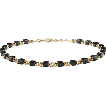 SAVICKI Гривна Savicki 3, 2 мм. : злато 585, цирконий