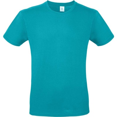 B&C #E150 tričko modré real turquoise