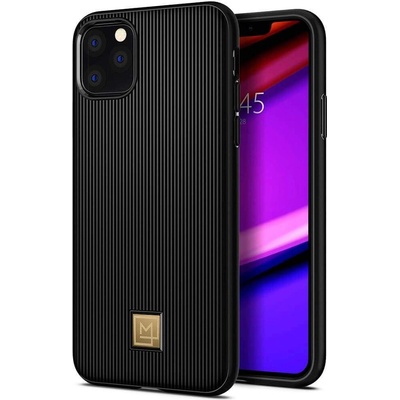 Spigen La Manon Classy Case - дизайнерски силиконов (TPU) калъф за iPhone 11 Pro (черен)