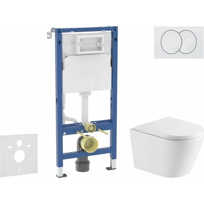Geberit Duofix s tlačidlom Delta SANI11CA31113