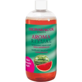 Dermacol Aroma Ritual Vodní meloun Osvěžující mýdlo na ruce náhradní náplň 500 ml