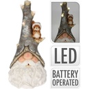 HOMESTYLING Vianočná dekorácia škriatok s LED osvetlením 57 cm KO-APF477020