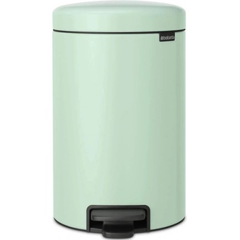 Brabantia Кош за боклук с педал Brabantia NewIcon 1008843, 12 л, Плавно затваряне, Противоплъзгаща основа, Светлозелен (1008843)