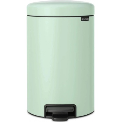 Brabantia Кош за боклук с педал Brabantia NewIcon 1008843, 12 л, Плавно затваряне, Противоплъзгаща основа, Светлозелен (1008843)