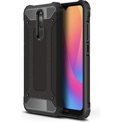 Forcell Противоударен Хибриден Калъф за Xiaomi Redmi 8a, Forcell Armor Case, Черен (5903396033742)