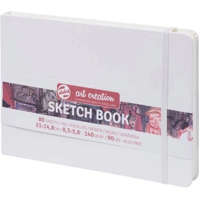 Talens Art Creation Sketch Book - skicák v bílé tvrdé vazbě 21x14,8cm 80 listů 140 g