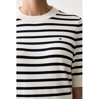 Tommy Hilfiger тениска тип пуловер дамска с памук (WW0WW49705)