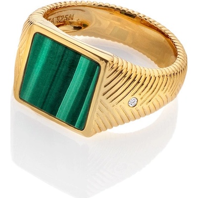 Hot Diamonds Stříbrný pozlacený prsten x Jac Jossa Hope DR250