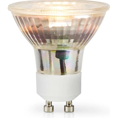 NEDIS LED žárovka GU10/ PAR16/ 3 W/ 220 V/ 230 lm/ 2700 K/ teplá bílá/ čirá