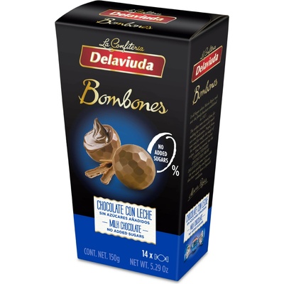 Bombones mléčná čokoláda bez cukru 150 g