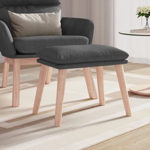 vidaXL Табуретка, тъмносива, 45x29, 5x35 см, текстил (341425)