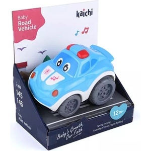 Manyuk Toys Малка кола със светлинни и звукови ефекти, 15 см (k999-146) Проходилка