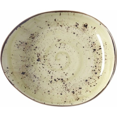 FINE DINE Prezentačný tanier 270x240 mm, Olive Olive