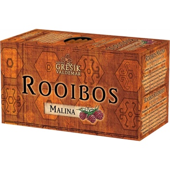 Grešík Rooibos malina 20 sáčkov