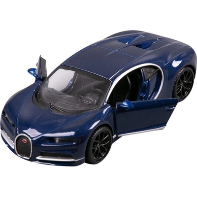 BburagoPlus Bugatti Chiron modrá 1:32