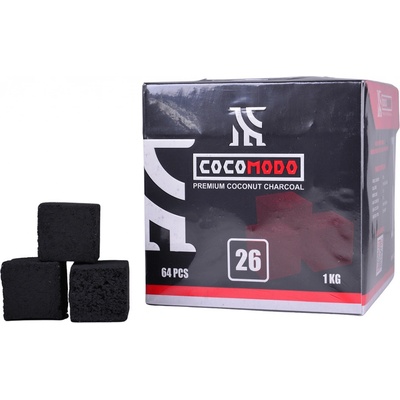 Cocomodo 26 mm kokosové uhlíky 1 kg
