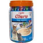 Inaba Foods Cat Churu 50x14 г (700 г) Кремообразно лакомство за котки - микс с риба тон