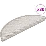 vidaXL Подложки за стълбища Самозалепващи сезал 30 бр. 56x17x3 cm (3365858)