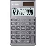 Casio Калкулатор Casio SL-1000SC, 10 разряден дисплей, джобен, изчисляване на %, бутон за бърза корекция, функция за запаметяване, сив (SL-1000SC) Калкулатори