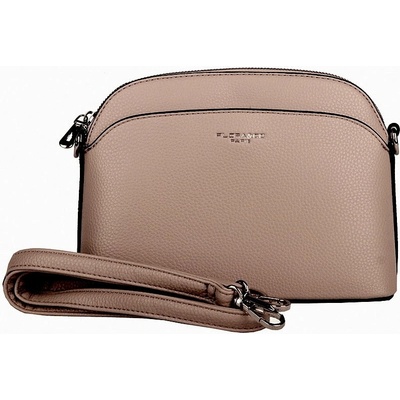 FLORA&CO Malá béžovo-hnědá crossbody kabelka 2543