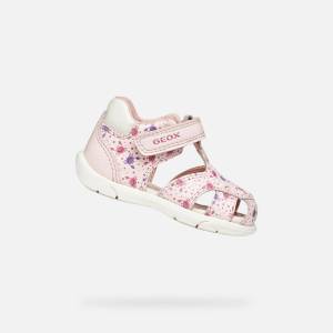 Geox Светлорозови детски сандали за първи стъпки Geox Sandal Zapito Geox | Rozov | Момичешки | 23