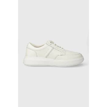 Calvin Klein Кожени маратонки Calvin Klein LOW TOP LACE UP TAILOR в бяло HM0HM01379 (HM0HM01379)