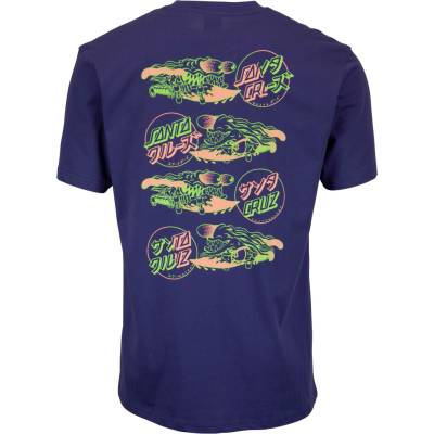 Santa Cruz SLASHER FLIP TEE Navy Blue