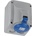 Legrand КОНТАКТ ЗА ОТКРИТ МОНТАЖ ip44 2p+e, 32a 220/250v legrand - СИВ/СИН (3245065552546)