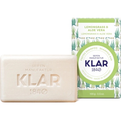 KLAR Tuhý šampon s citronovou trávou a aloe vera 100 g